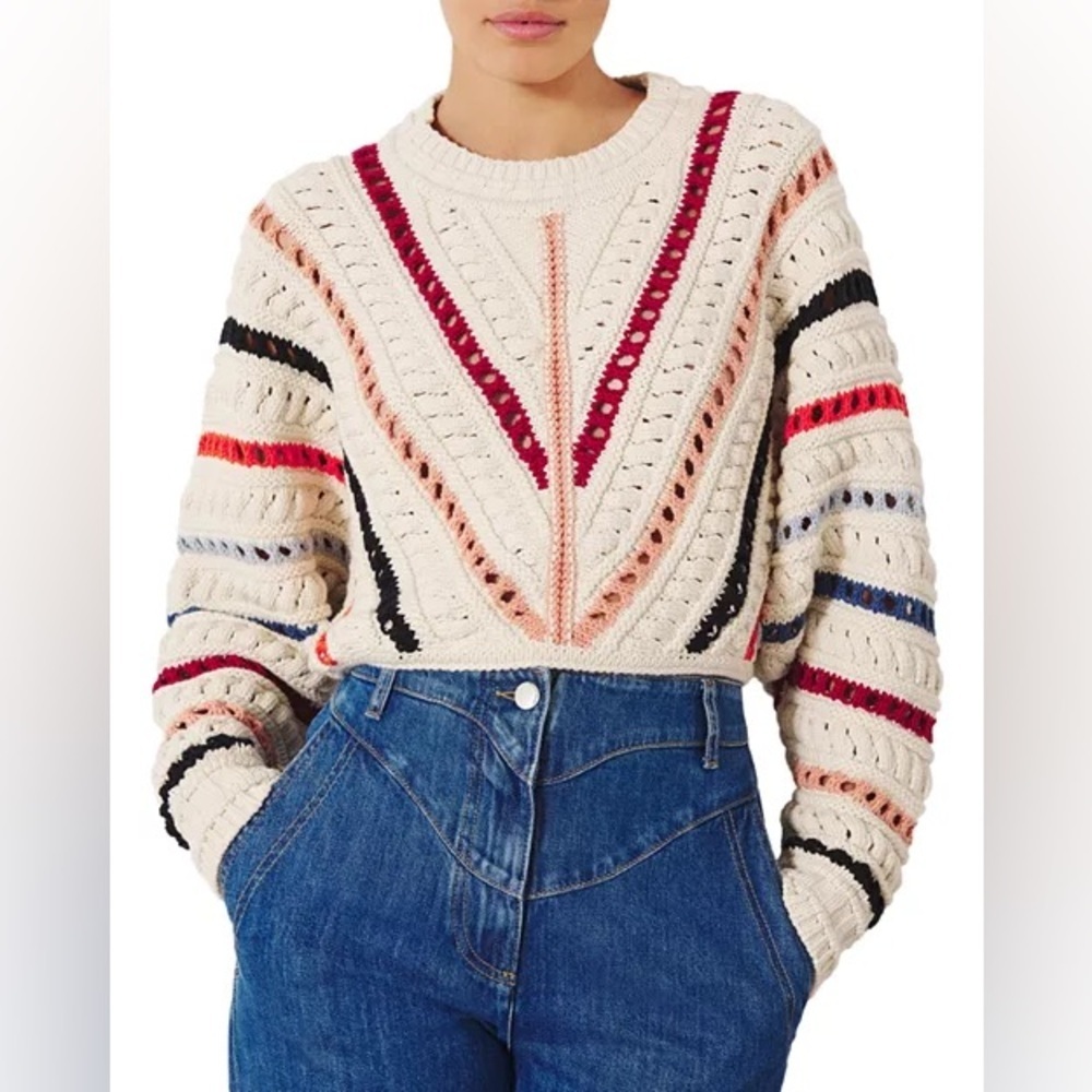 Colorful‎ Striped Women's Sweater